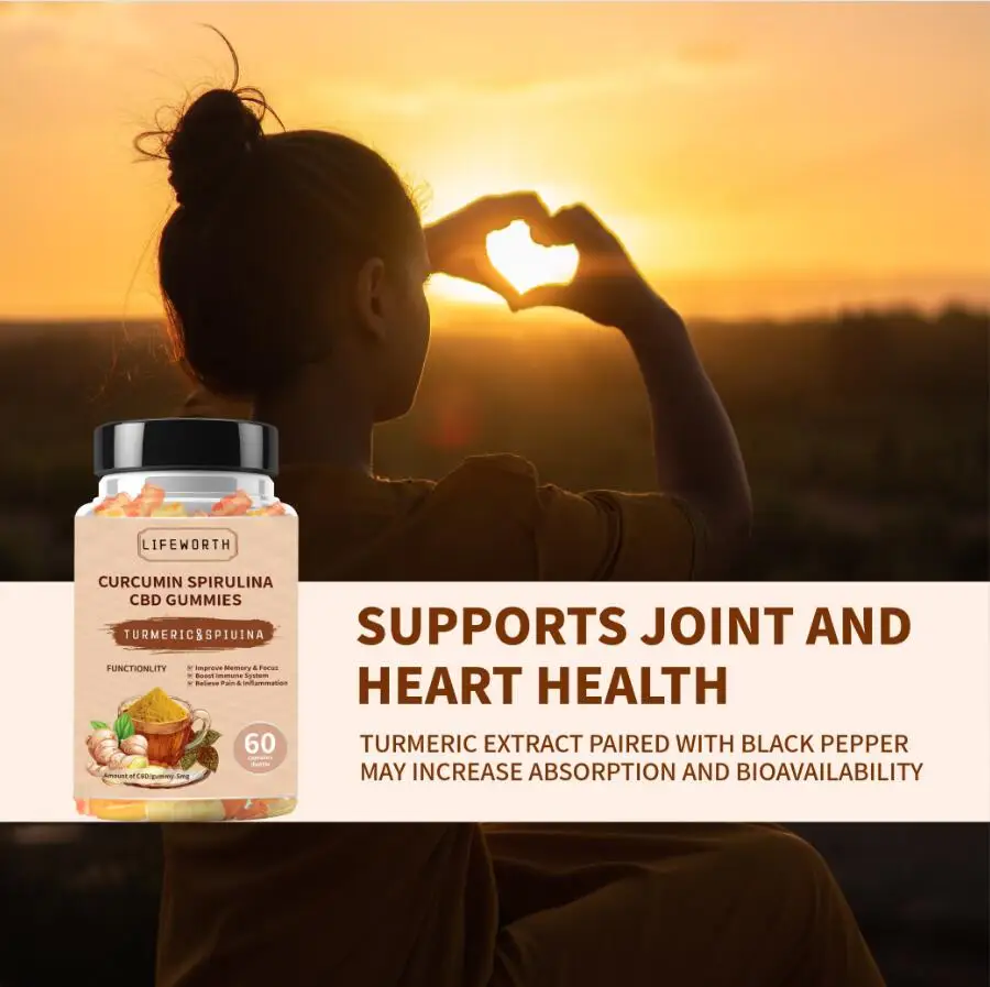 
Lifeworth Broad-spectrum health medical care supplies hemp candy gummies gummy bears 