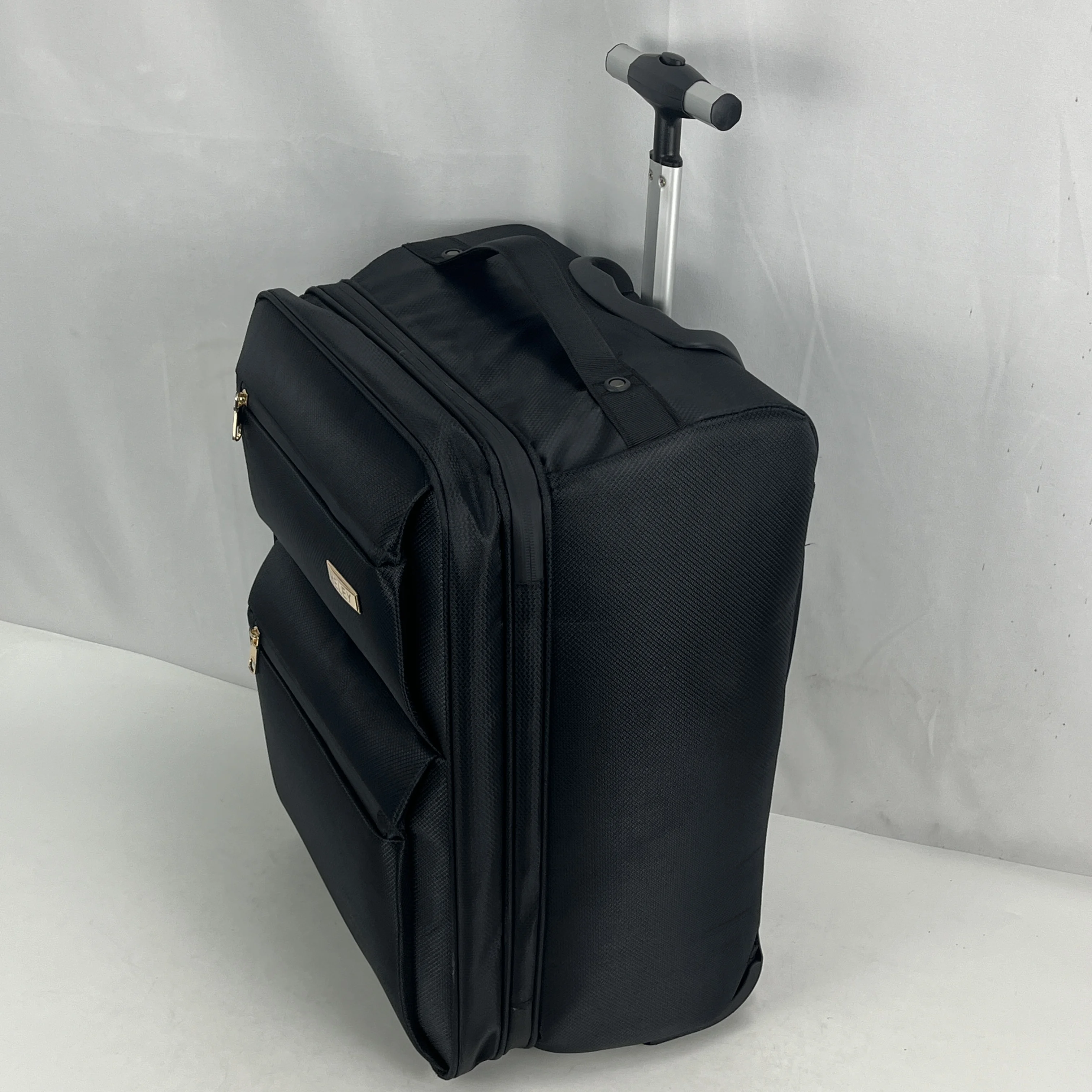 Factory Wholesale Men Women two Wheels 3 pieces set Suitcase Bag Polyester Luggage Backpack Type Trolley One  travelling luggage