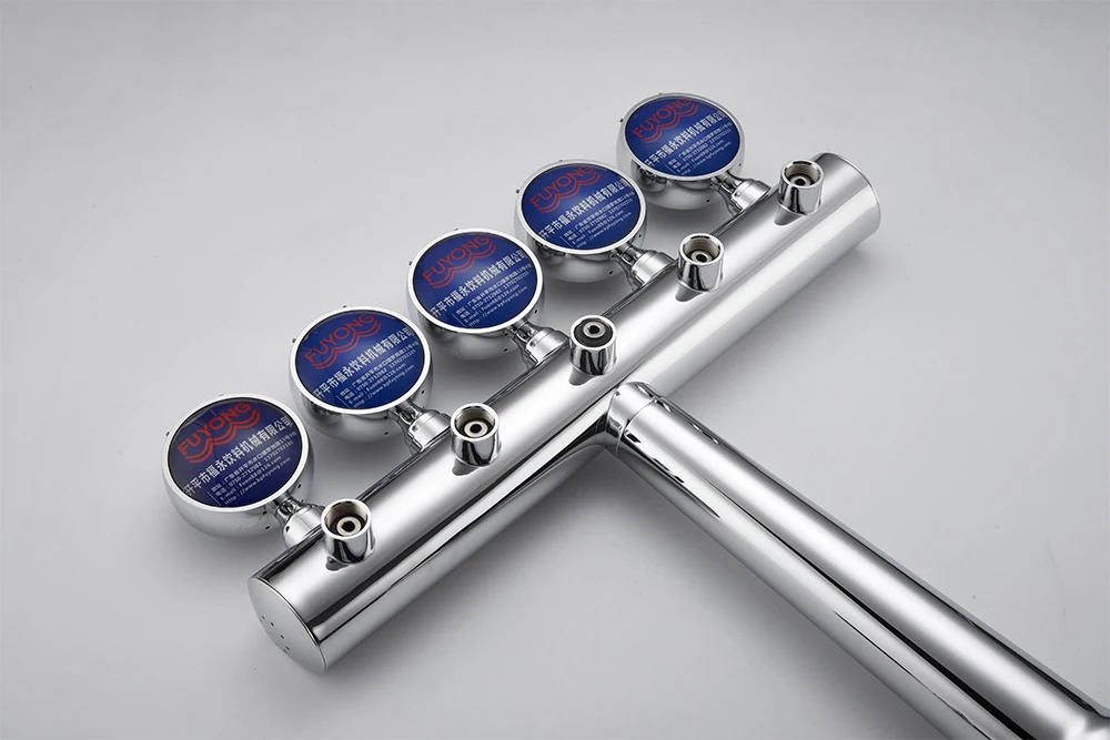 Top Quality T Type 5 Taps SS304 Beer Tower Draft Beer Font Dispenser Flow for Kegerator Bar Home