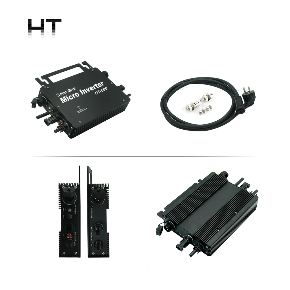 VDE High Quality Germany IP66 2400w Remote Monitoring with Mobile Phone Solar Grid Tie Micro Inverter