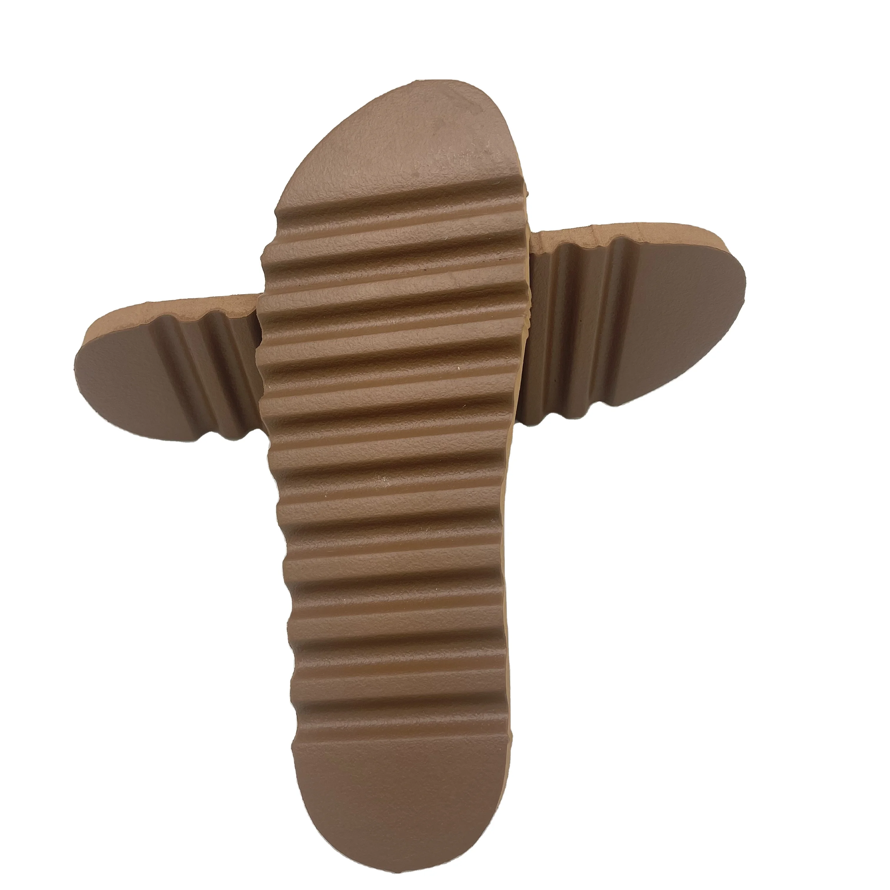 Brown EVA non-slip thickened soles Sandal Flip flop Snow Boots Rubber Outsole Eva Sole for making shoes