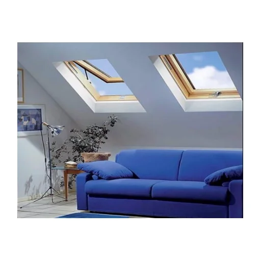 skylight windows roof top wooden and aluminum frame balcony glass Top Hung  windows