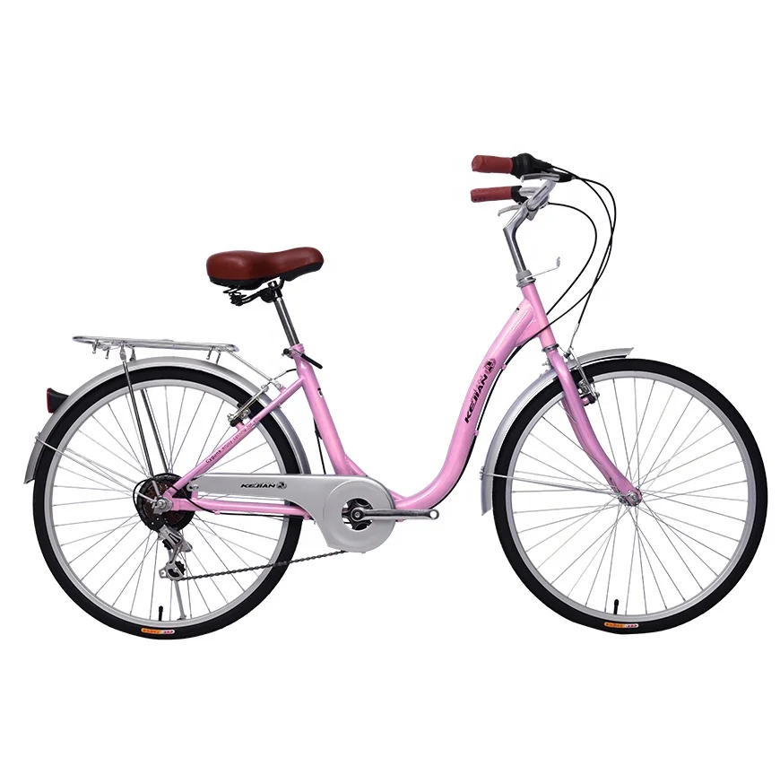 24inch multi gears city bike pink lady bicycle