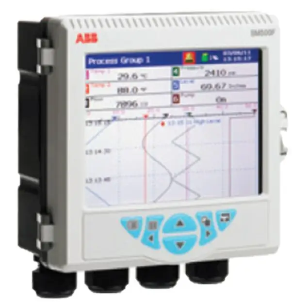 ABB SM500F FIELD-MOUNT PAPERLESS RECORDER WITH DATAMANAGER PRO SOFTWARE CD