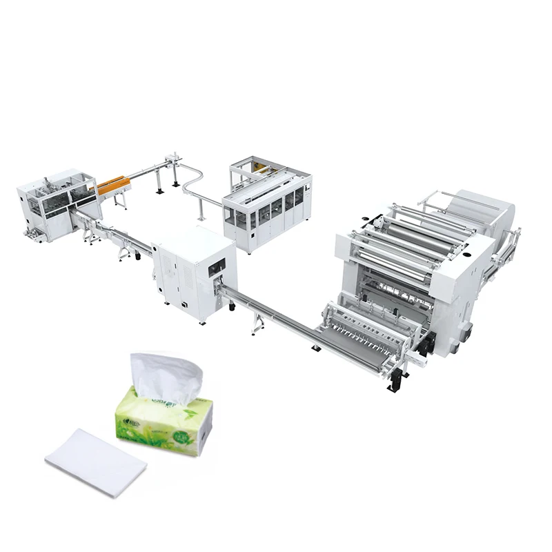 Tissue Machine Small Facial Tissue Making Machine Interfold Facial Tissue Paper Folding Machine Full Automatic