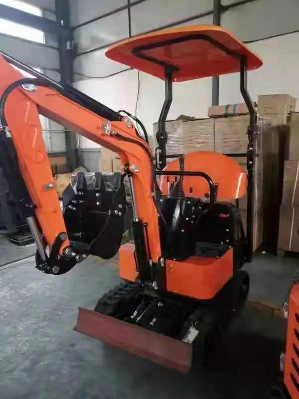 1000kg 8.6kw diesel engine 360 rotary bucket mini excavators