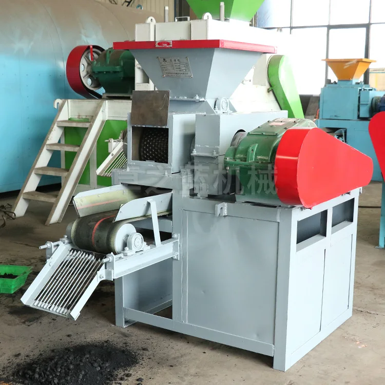 Barbecue straw carbon mud ball briquette press automatic coal forming compress making machine supplier in india and turkey