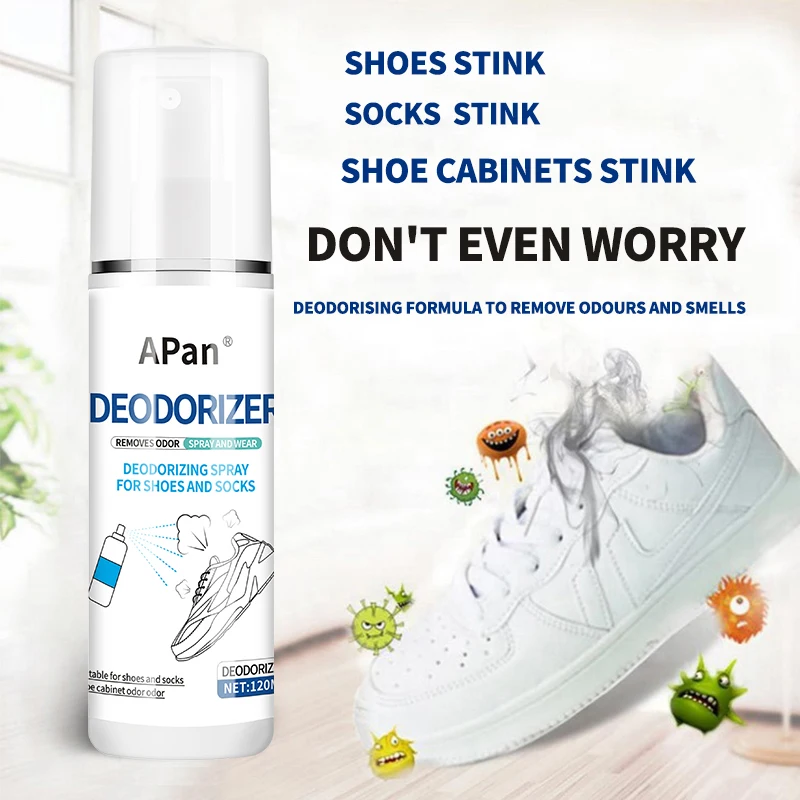 Shoe Socks Smell Remover Refresher Sneaker Footwear Deodorizer Spray Aerosol 4oz