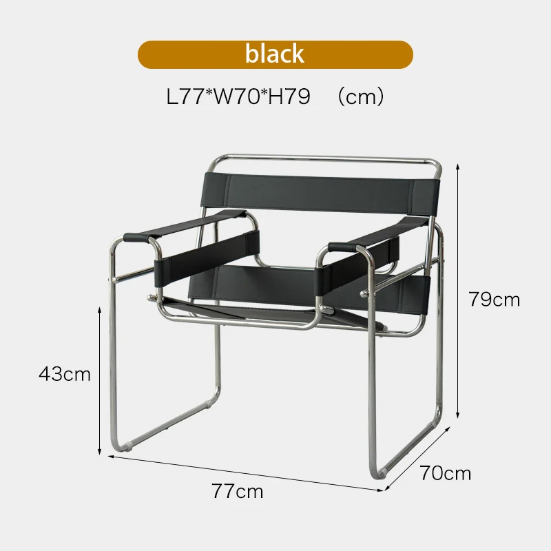 2022 Новое поступление современное простое минималистичное кресло для гостиной из нержавеющей стали кожаное кресло для отдыха дизайнерское кресло