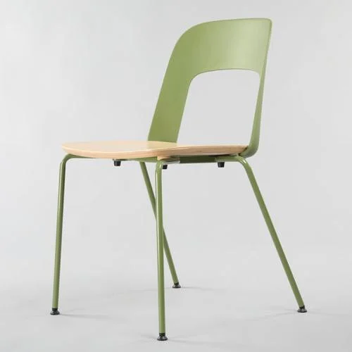 iron chromed leg Stack  pp plastic school training chair