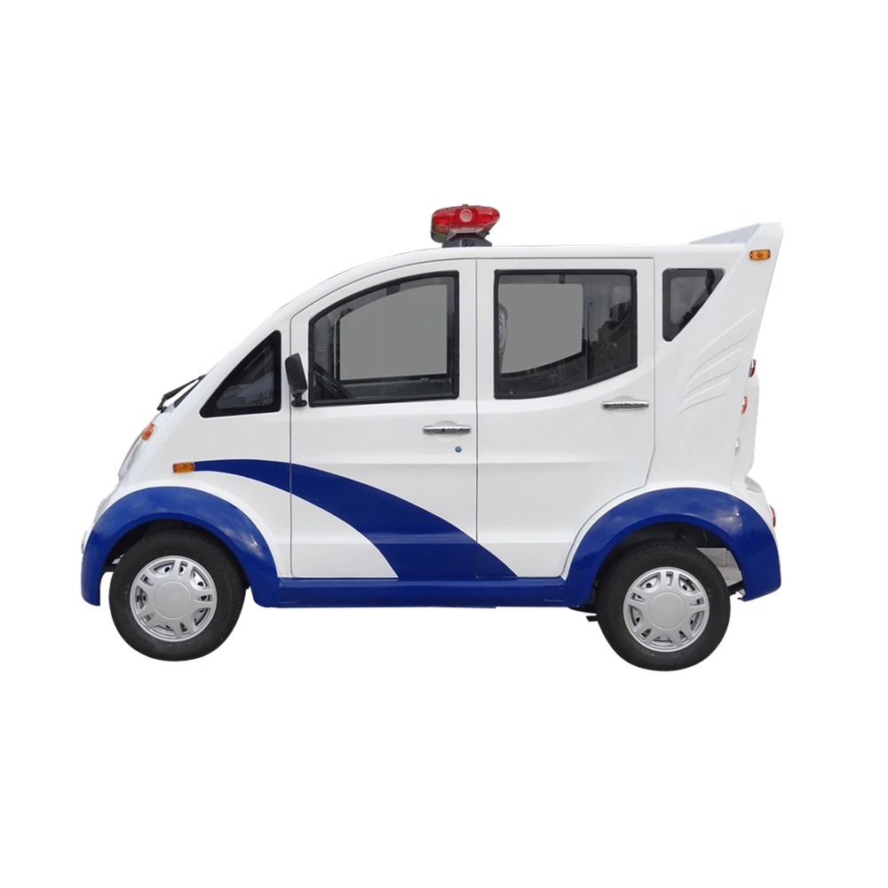 Mini electric patrol car with alarm lamp