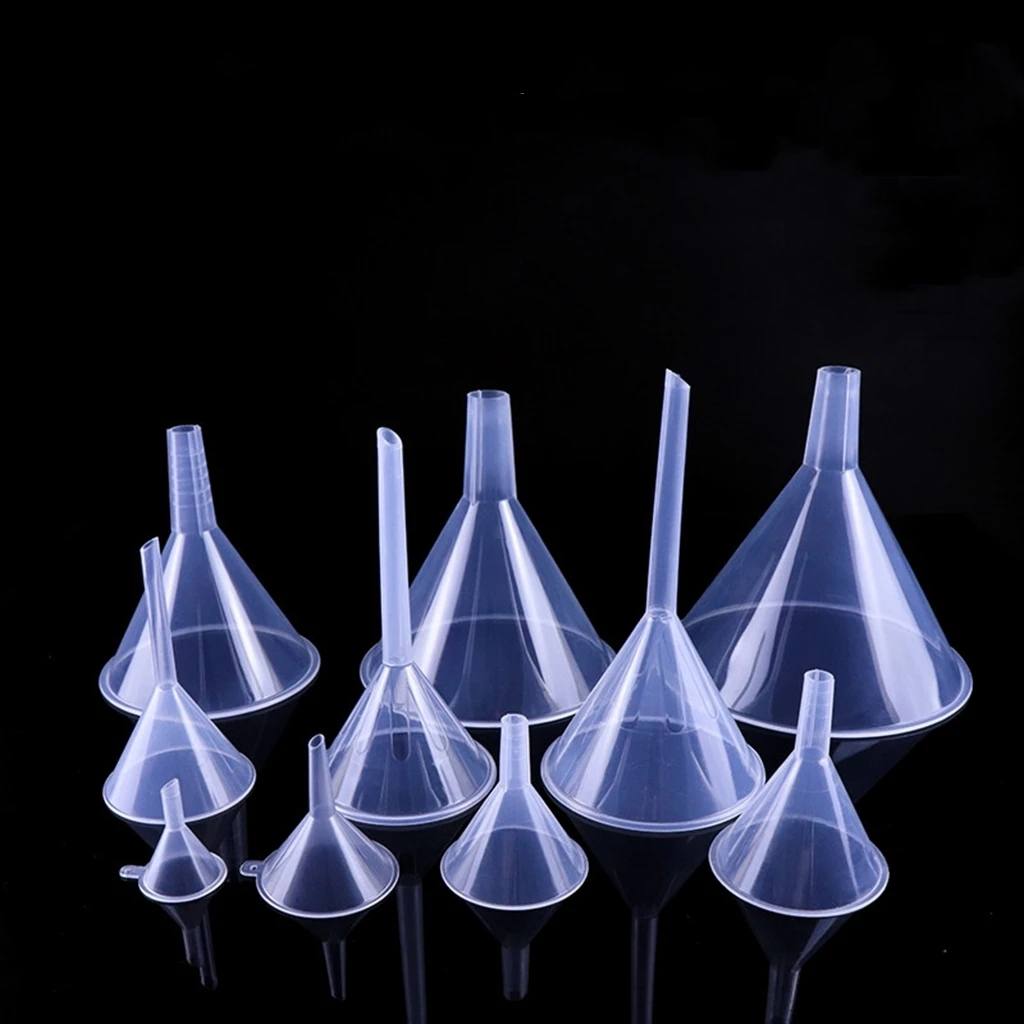 Manufacturers direct 50mm 60mm 75mm 90mm 120mm large plastic PP transparent funnel