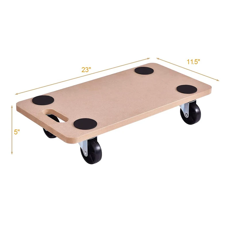 Furniture Dolly Moving Platform Portable Wood Home Mover Platforms