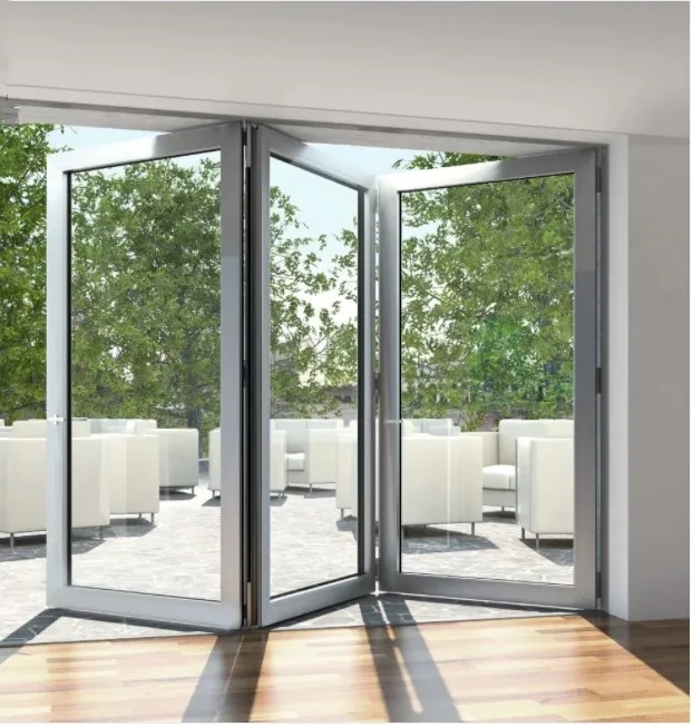 Sliding Wall Windows System Manual Window Pane Room Dividers Glass Folding Door