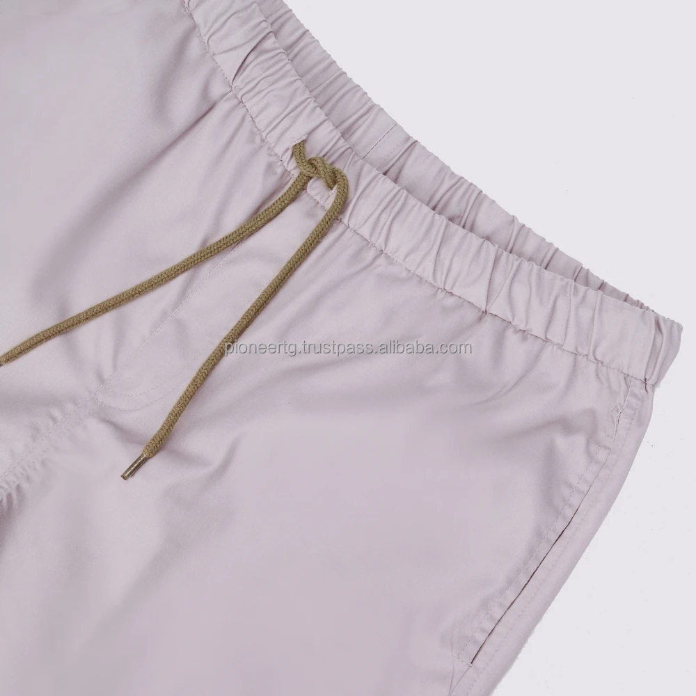 Anti Wrinkle Hospital Scrub Set for Men Polyester cotton fabric plain colour straight leg customized logo from Vietnam