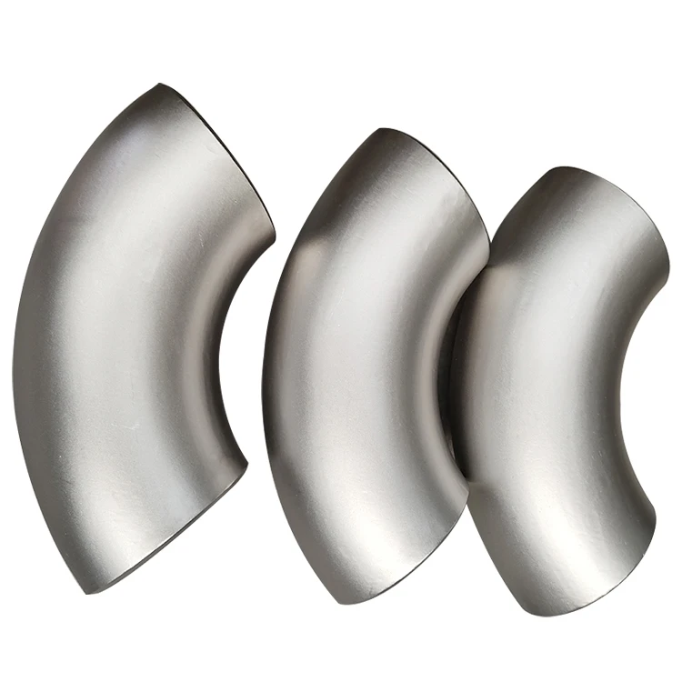 Hot selling Chemical industry 304 316L stainless steel 45/22.5 Degree Seamless 90 degree elbow fittings ms pipe