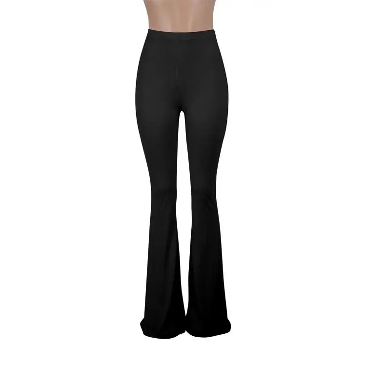 Solid color female street wear ruffle sleeve V-neck top and skinny pant matching womens clothing 2 piece jogger set women