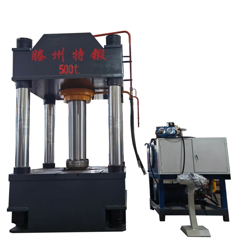 500 tons steel plate straightening machine shaft straightening machine two beam four column hydraulic press oil press
