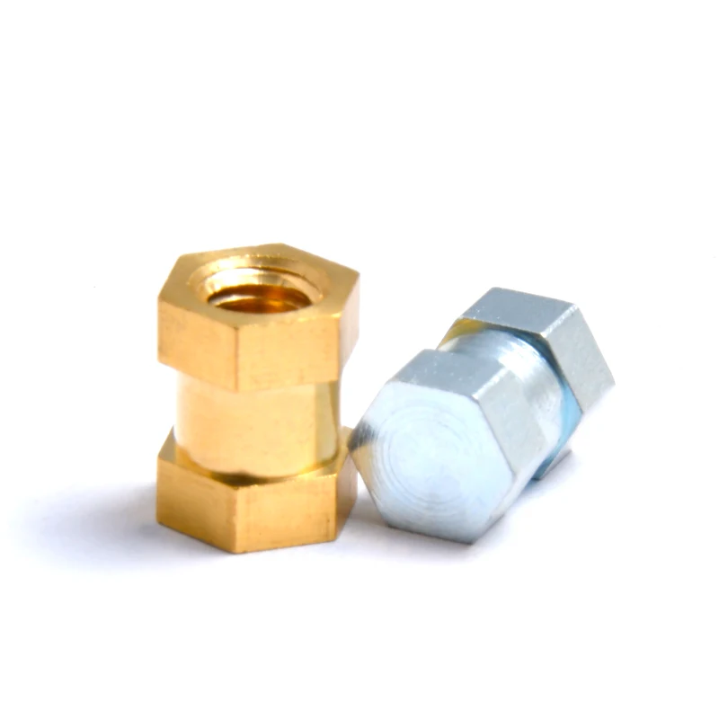 Precision Fastener NutMoulding Injection Type Brass Threaded Hex Drive Plastic Insert Nut