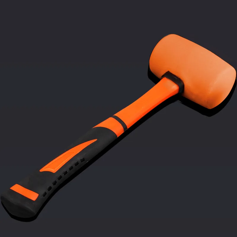 Customized Plastic Handle Rubber Mallet/Rubber Mallet hammer/colorful Rubber Mallet