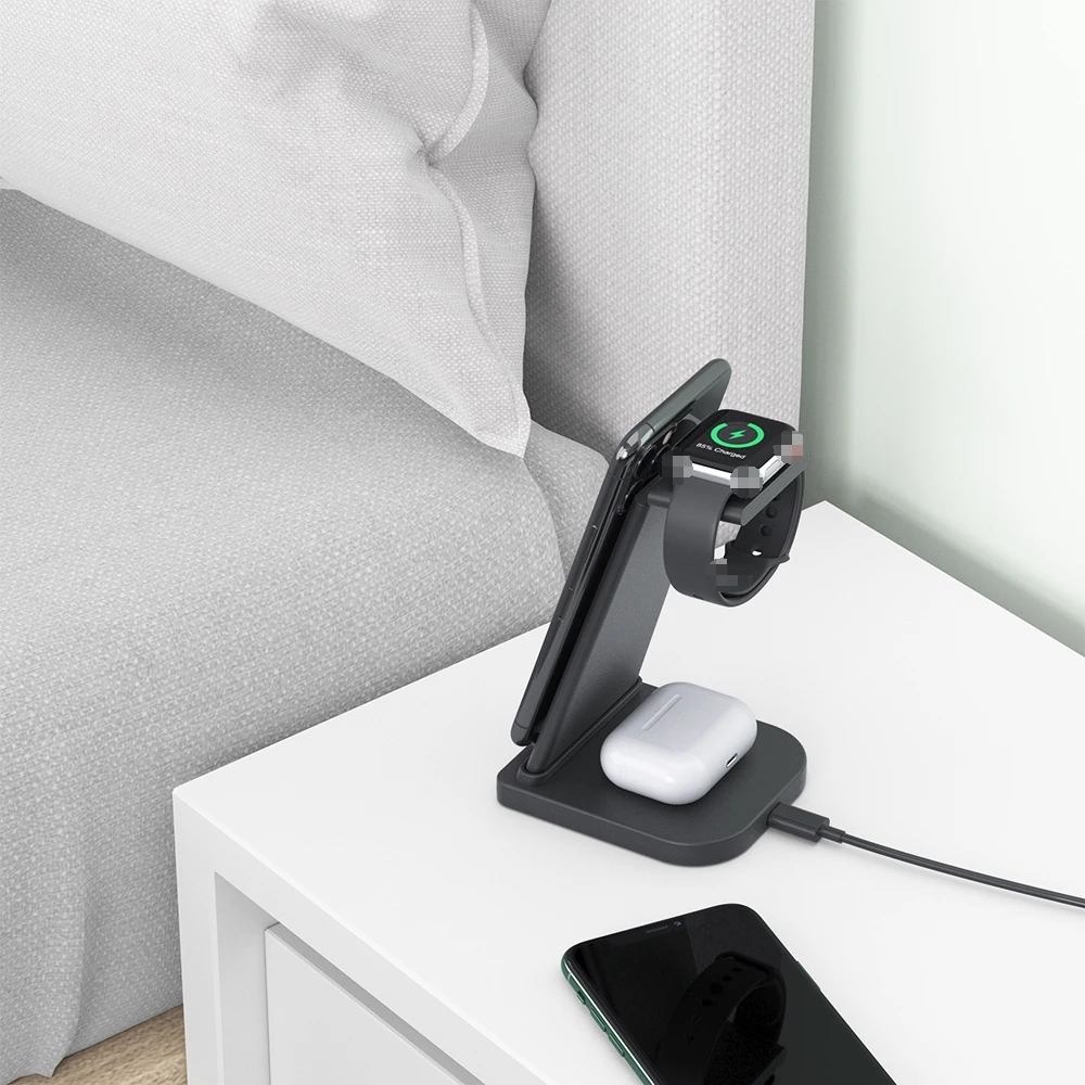  Wireless Charger Stand Station 3 IN