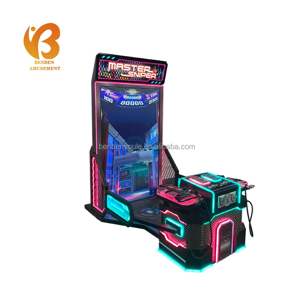 High Quality Coin Operated Two Players Battle Arcade Gun Target Shooting Games Machine For Sale