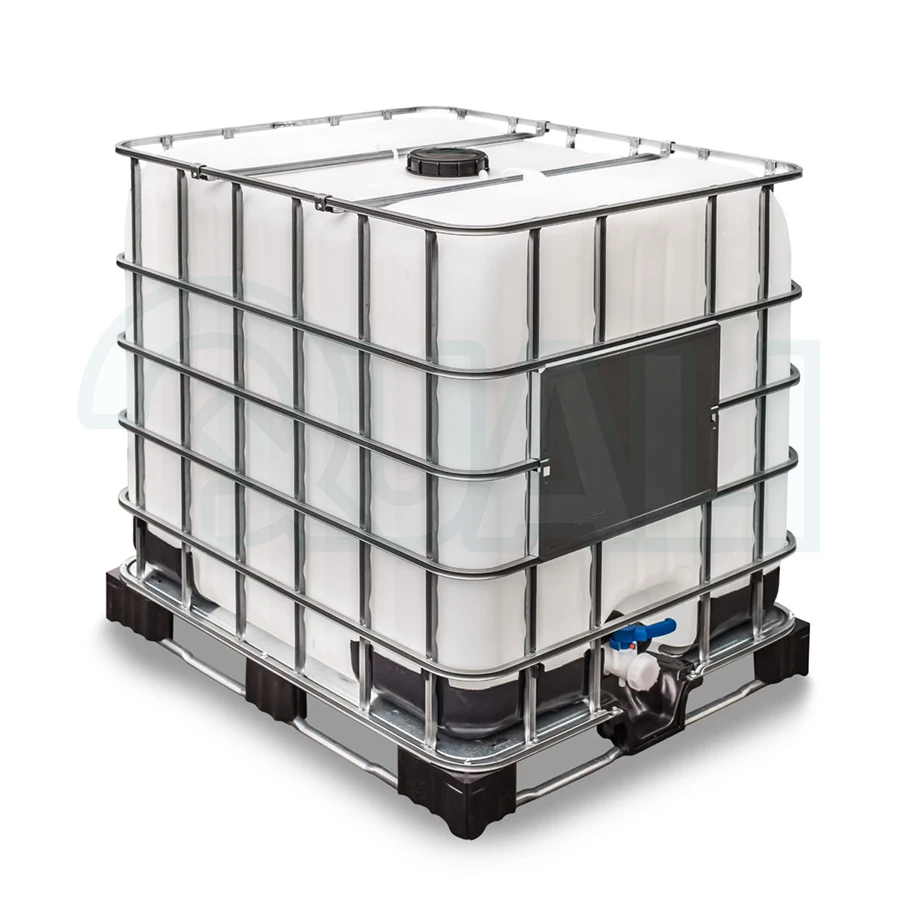 Quali Manufactured Plastic IBC Tank Metal Frame 1000L Water Tank Chemical Tank