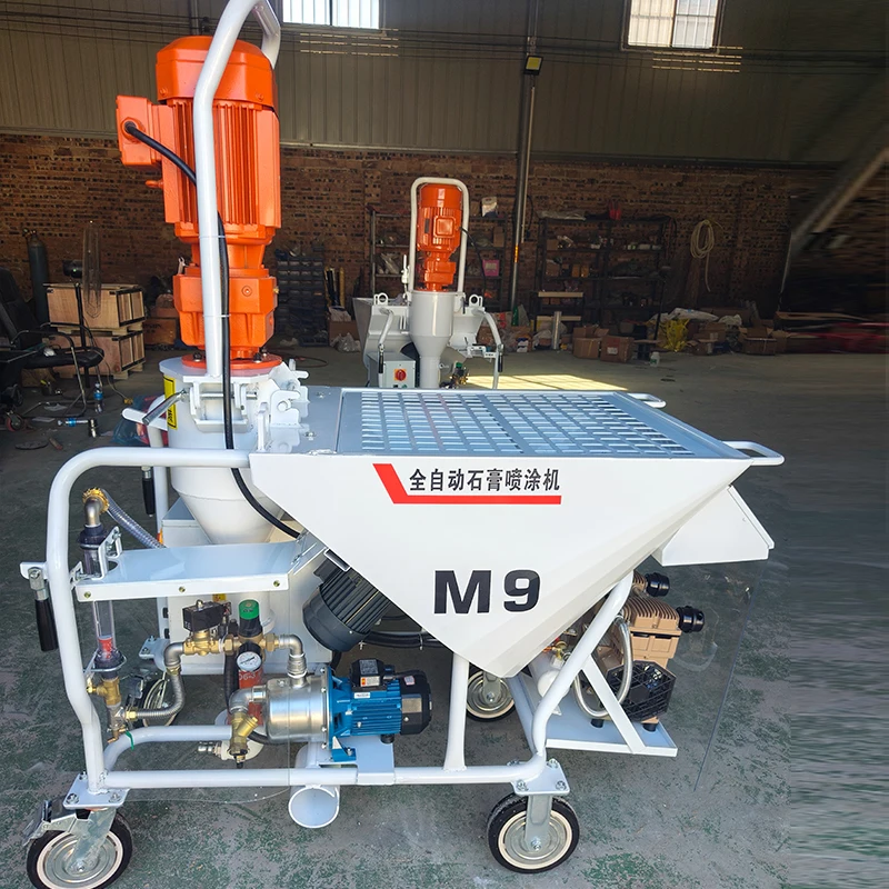 Automatic Mortar Gypsum Wall Plaster Machine Gypsum Plastering Machine