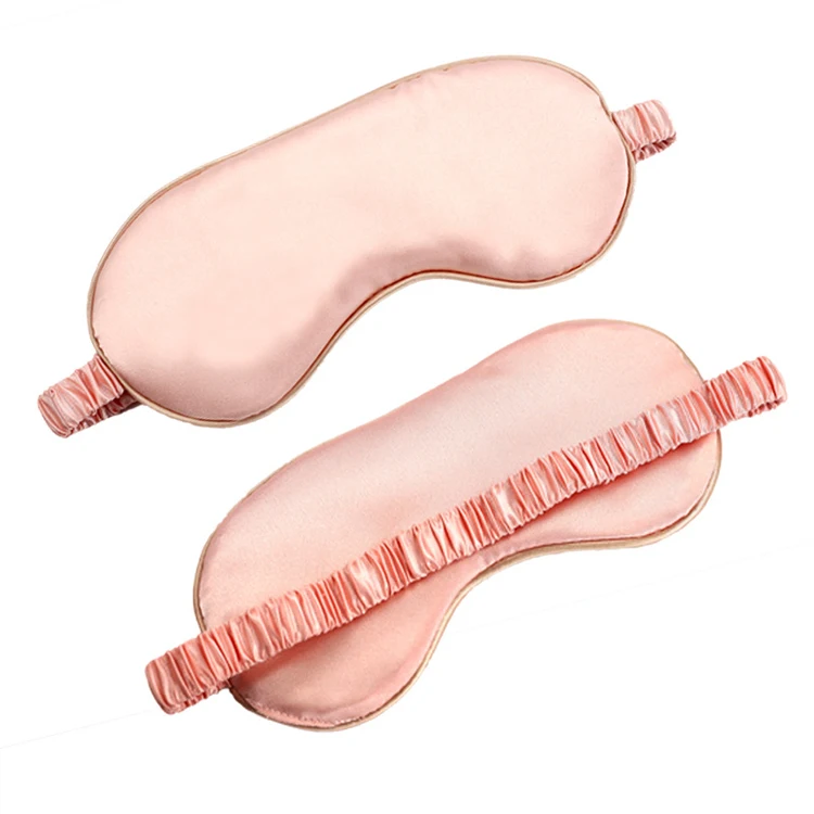 Adjustable 100% Pure Mulberry Silk Eye Mask Natural Silk Sleep Mask For Sleeping