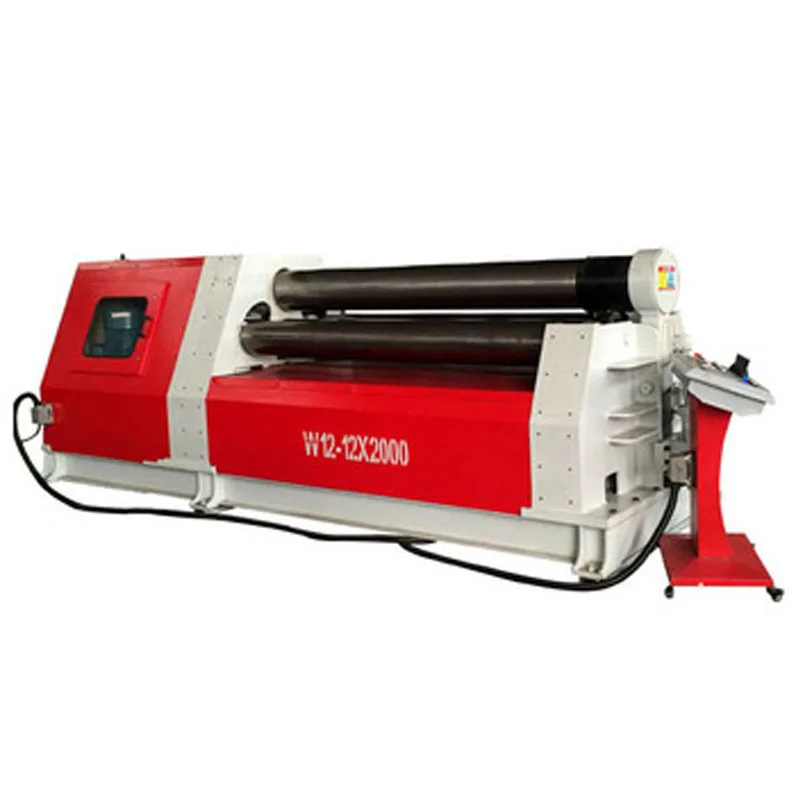 CNC four rolls  plate rolling machine