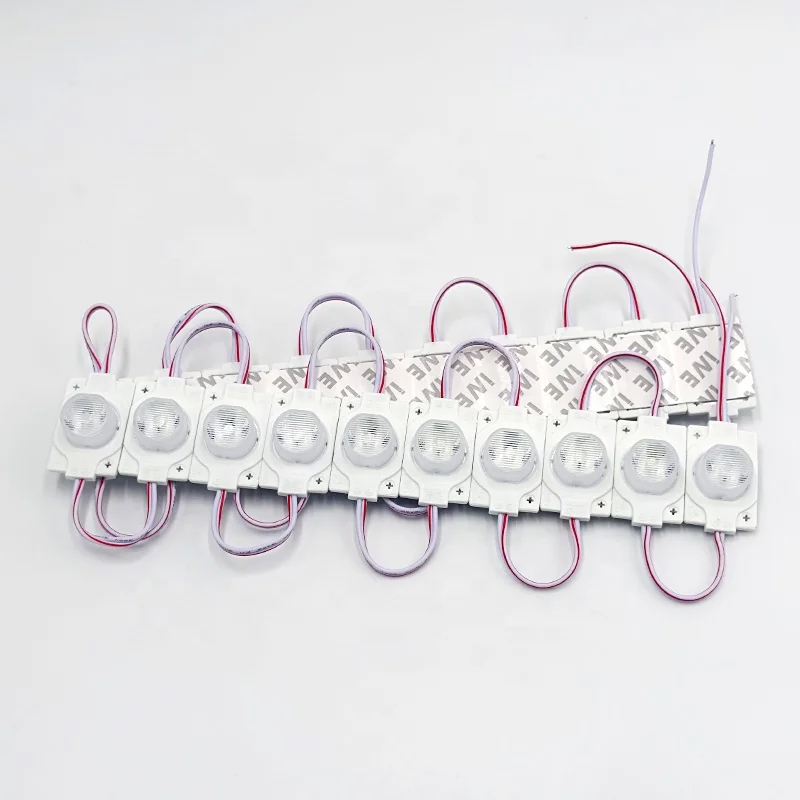 12V edge-lit injection Led Modules edge Sign side light smd chip 3led module Light 1.5w 3030 led 45X30 Size ABS PCB