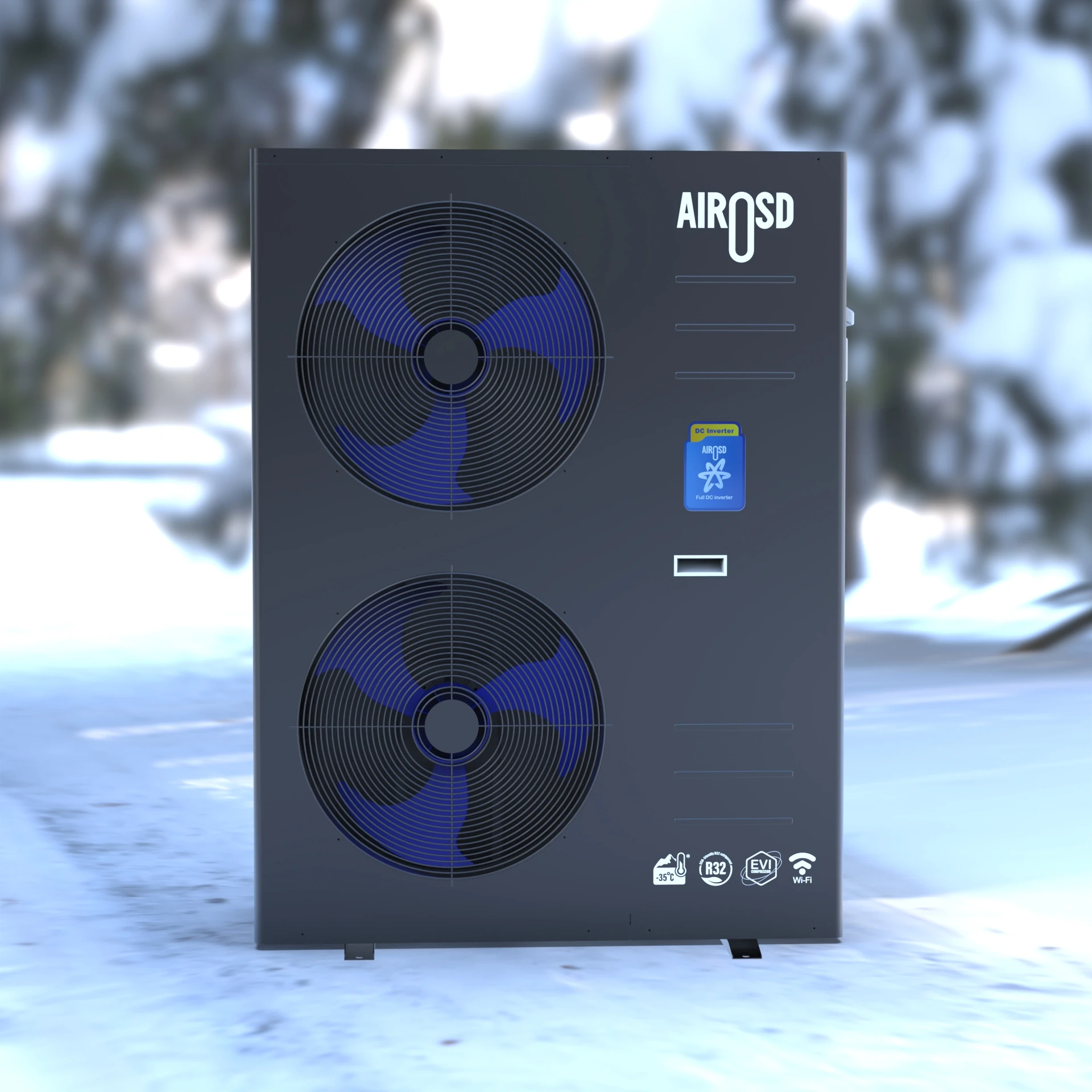 R32 Dc Inverter Heating and Cooling and Hot Water Heat Pump Air to Water