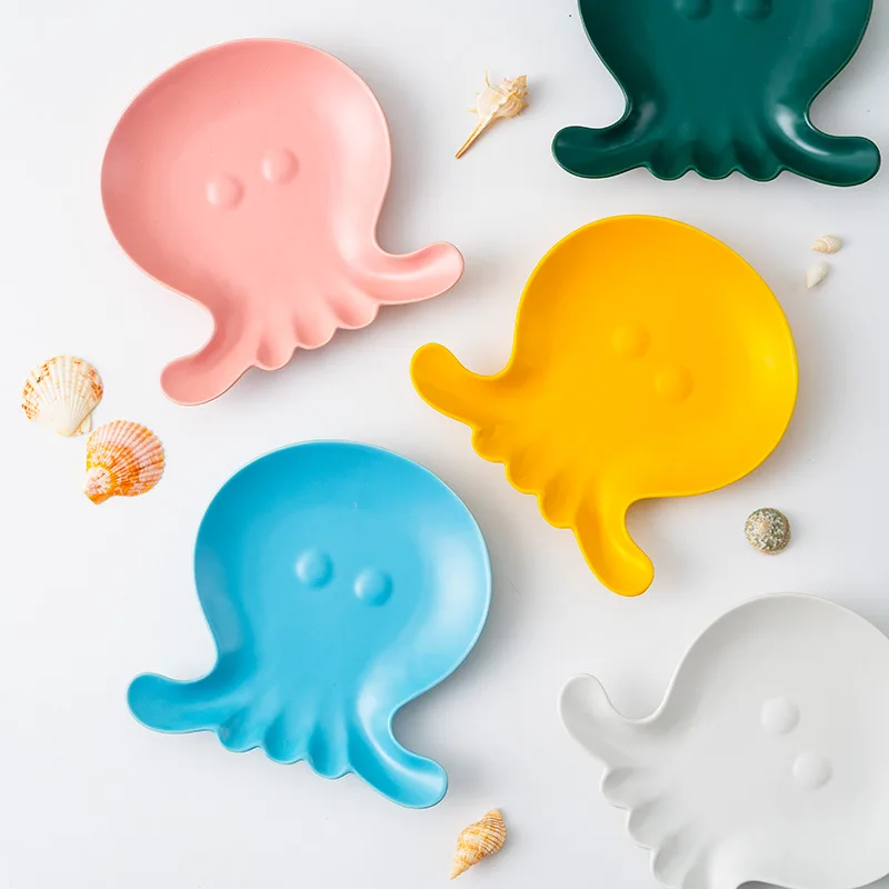 Microwave safe Ceramic Tableware Creative Plate Fish Shaped Dish Delicate Seafood Plate Sashimi Storage Plate