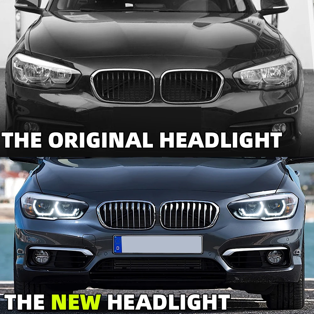 For BMW 1 series F20 Headlights 2015-2018 Headlight Full LED With Dynamic Turning Signal Front Lamp Car Styling Headlamp