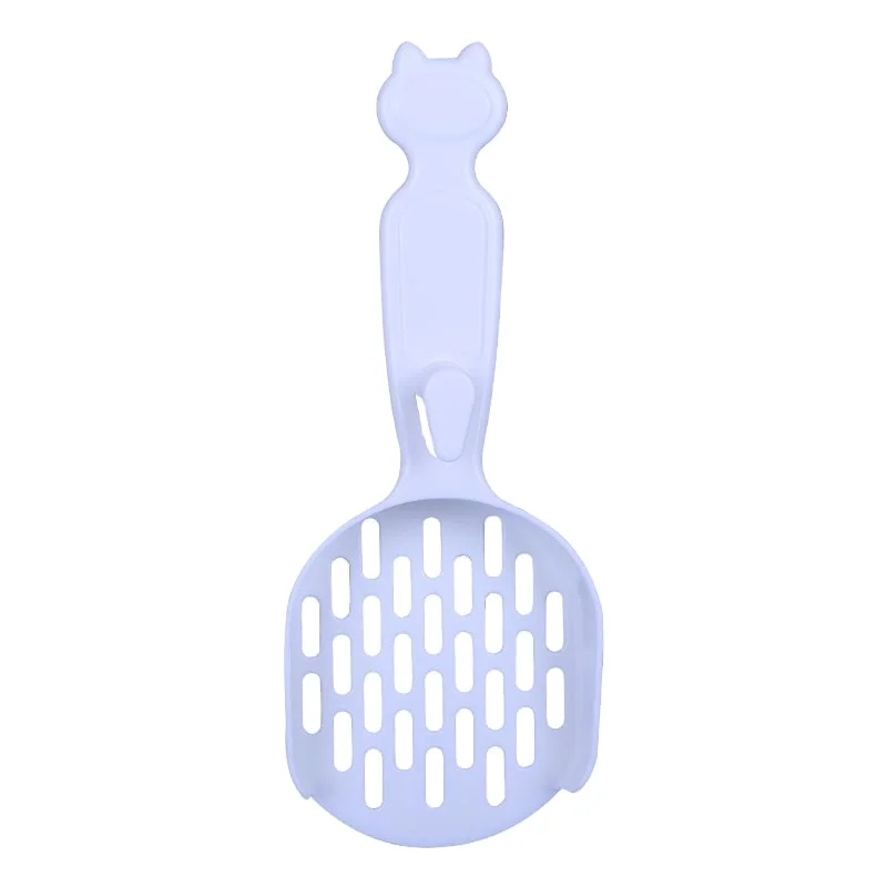 Spot Wholesale Fine Hole Handle Flat Bottom Cat Poop Scoop Cat Deep Litter Shovel Cat Litter Scoop