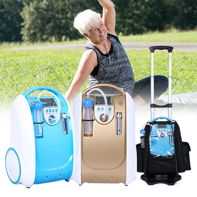 2023 Mobile Psa Oxygen Concentrator Mini Oxygene Concentrator Compressor Portable 5l 10 Litre Oxygen-Concentrator With Battery