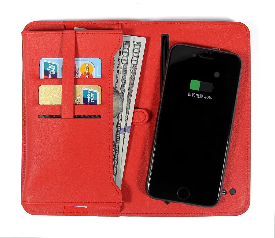 
Wireless charger wallets for travel 