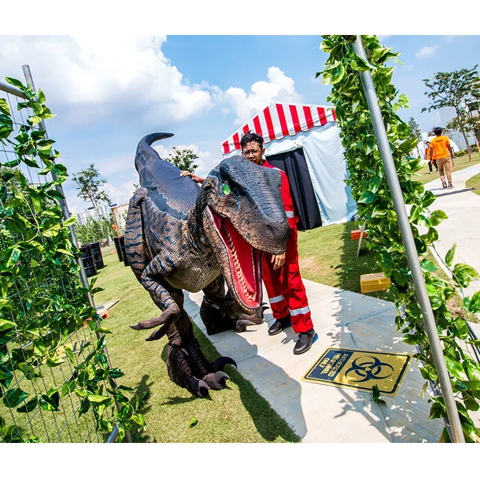Animatronic Velociraptor Dinosaur Costume Adult Costume