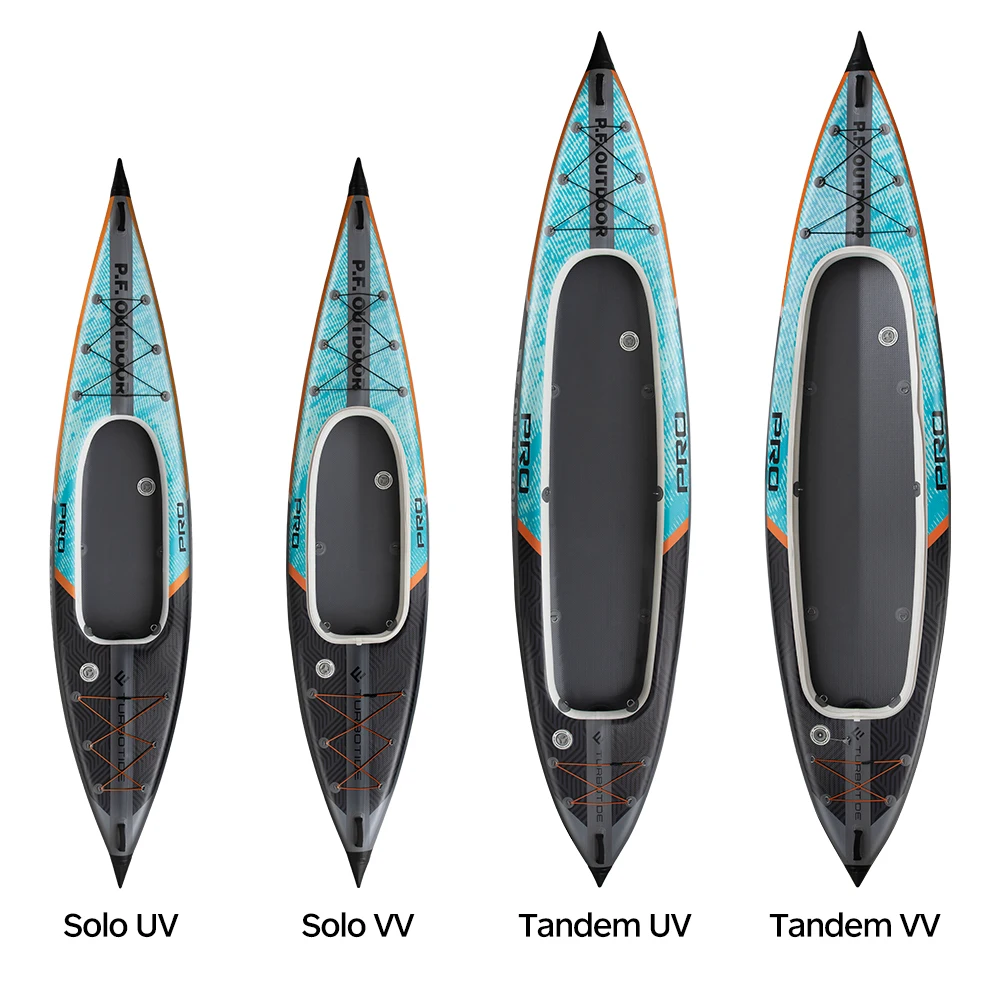 NEW STYLE waterplay inflatable fishing Kayak set fishing bait kayak boat 1 person 390*80*40CM Inflatable solo kayak with paddle