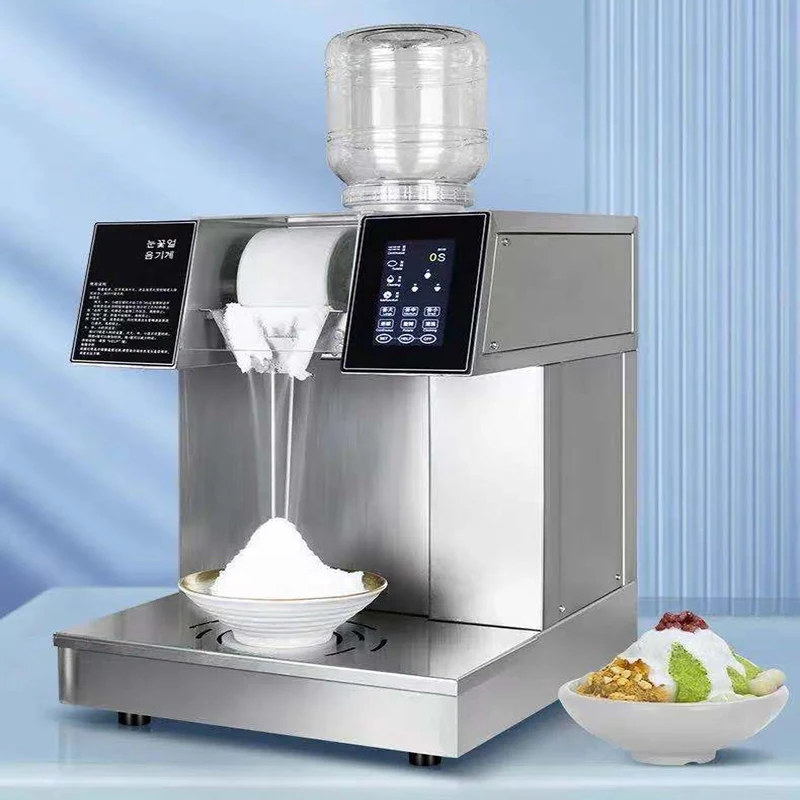 Commercial snowflake ice machine milk tea shop hot pot shop internet celebrity dessert mobile dining car snowflake machine