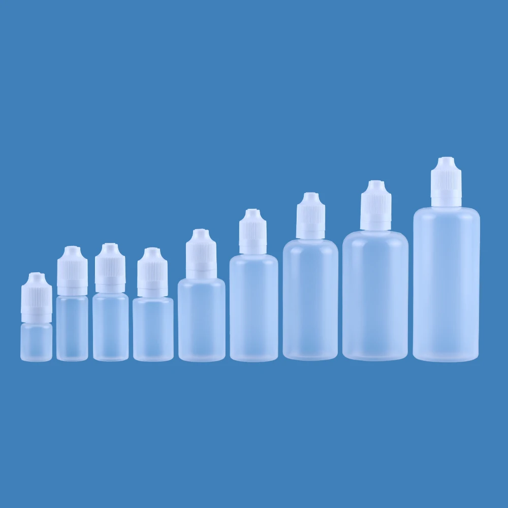 plastic childproof cap 10ml pe dropper bottle for oil