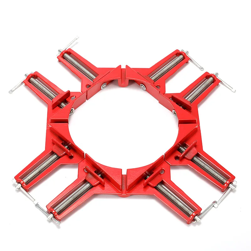 Aluminum Alloy  90 Degree Right Angle Clamp Fixing Clip Fixed Woodworking Corner Tool Angle Clamp