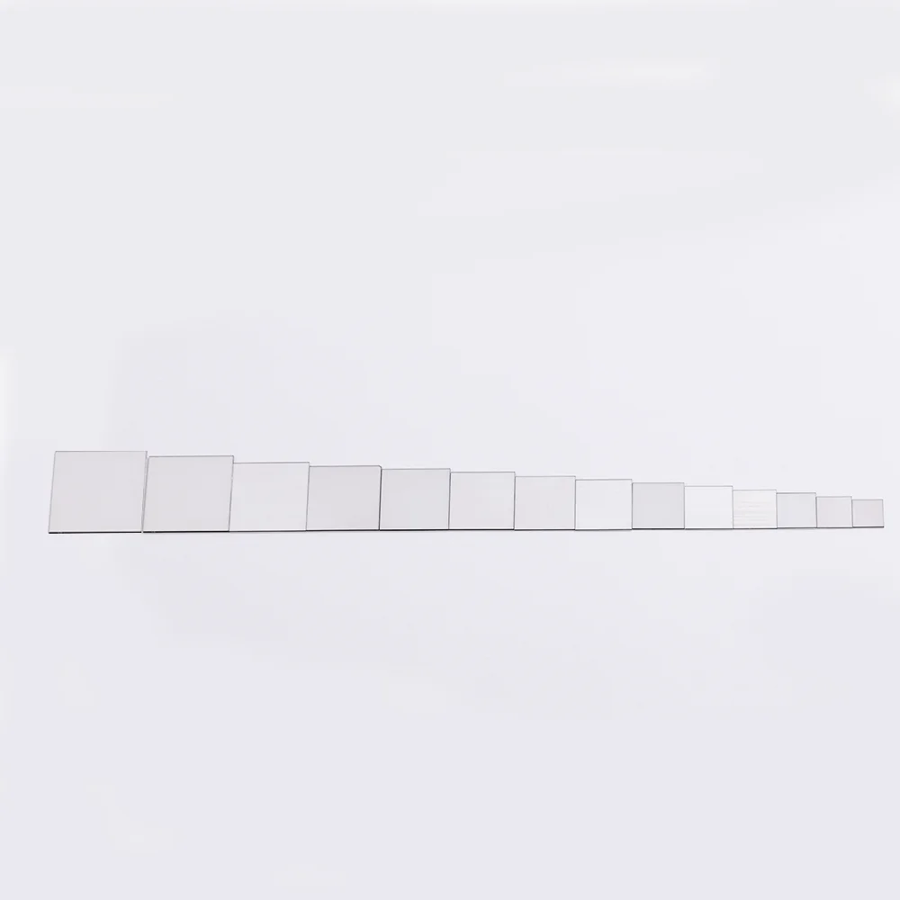 Lab Grown Singal Crystal Film Diamond Plate Sheets Cvd Diamond Film Loose Diamond Chips