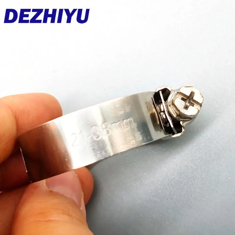 Best selling quality adjustable 304 stainless steel hose American type hose clamp