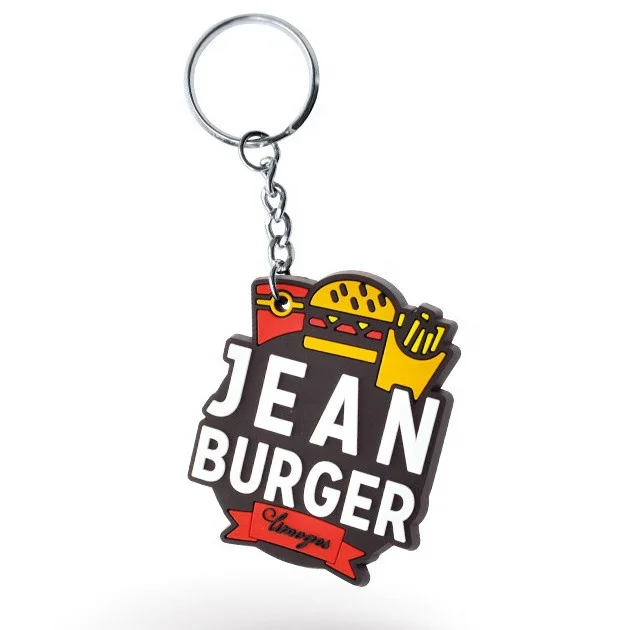 Personalized  Marvel Print Debossed Embossing 2d 3d silicon keychain Custom Logo Soft Pvc Rubber Keychain