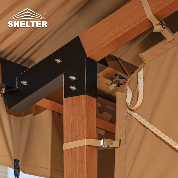 5mx8m Outdoor Modular Resort Camping Tent Ready Made Canvas Lodge Frame Tents House Safari Lodge Tent