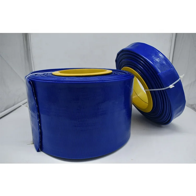 Hot selling product Flexible Water Clear 4 Inch Pvc Yellow Lay Flat Hose