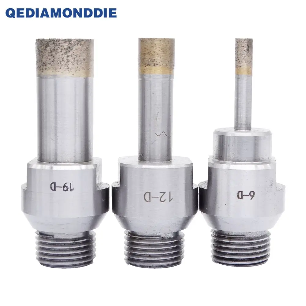 High Quality Porcelain Tile Cutting Diamond Drill Bit Hole Saw Sintered Thread Shank Core Drawing Dies for