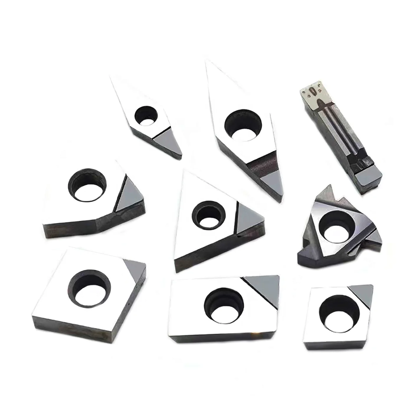 
OEM Factory ISO Standard PCBN/PCD Carbide Diamond Turning Insert Finish Machining Insert 