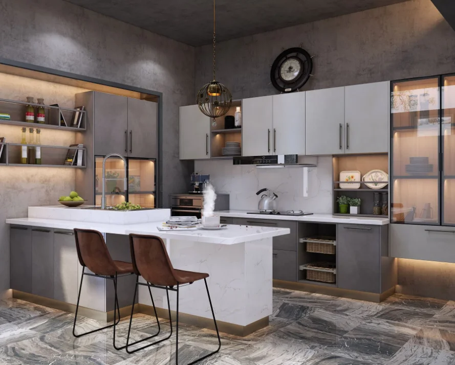 Vermonhouzz Manufacture Modular Modern Designs Cabinets White Kitchen Cabinets Accessories